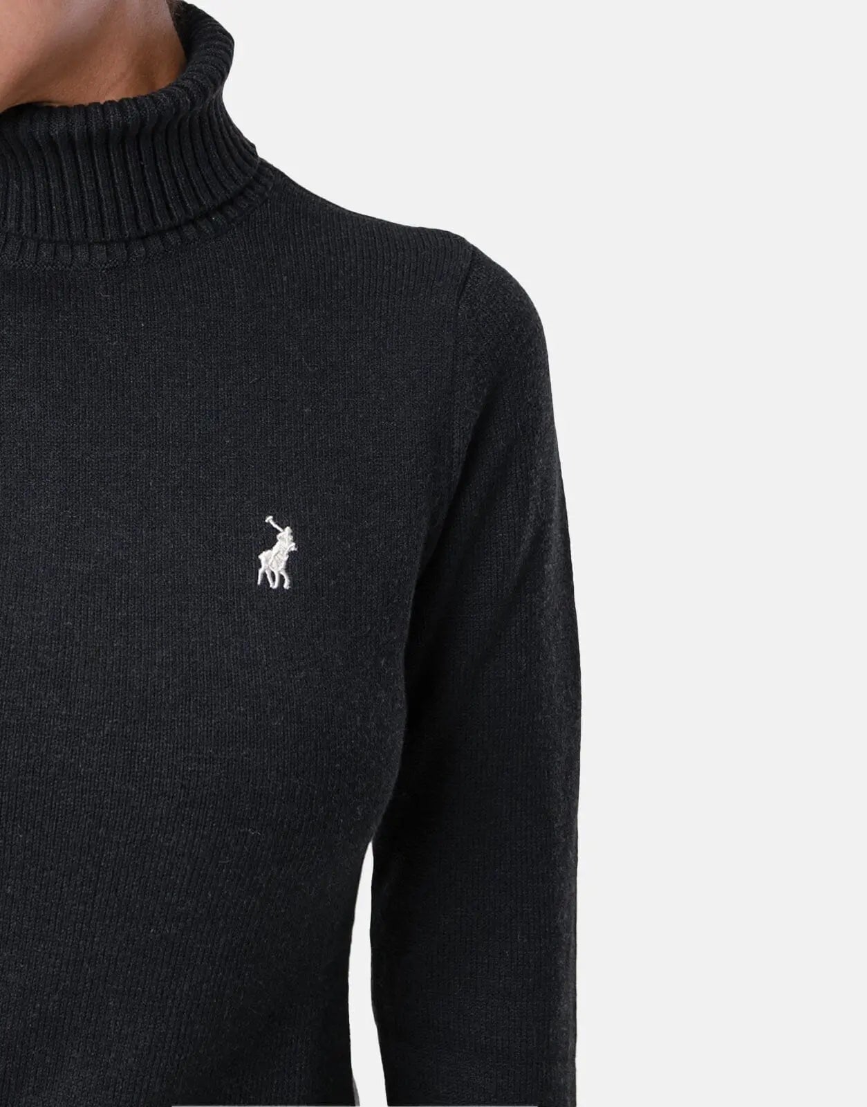 Polo Maya LS Black Knit Long Top - Subwear