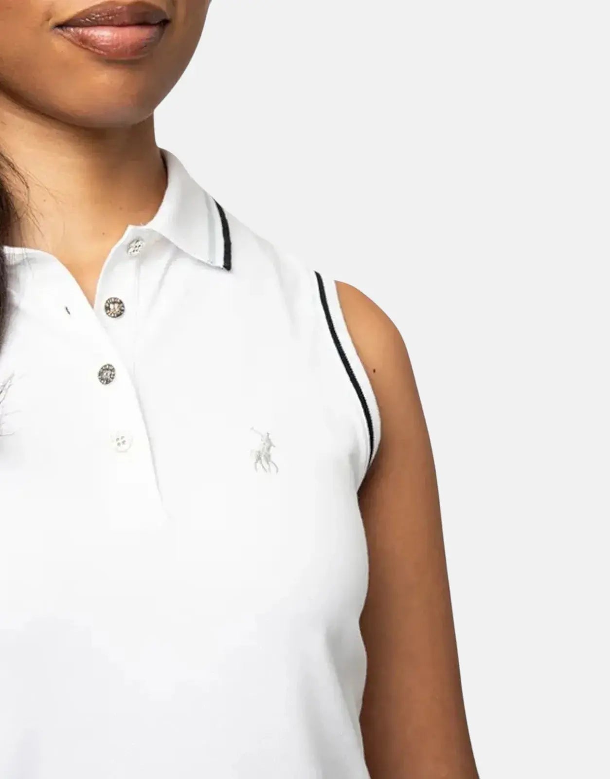 Polo Morgan White Sports Dress Polo