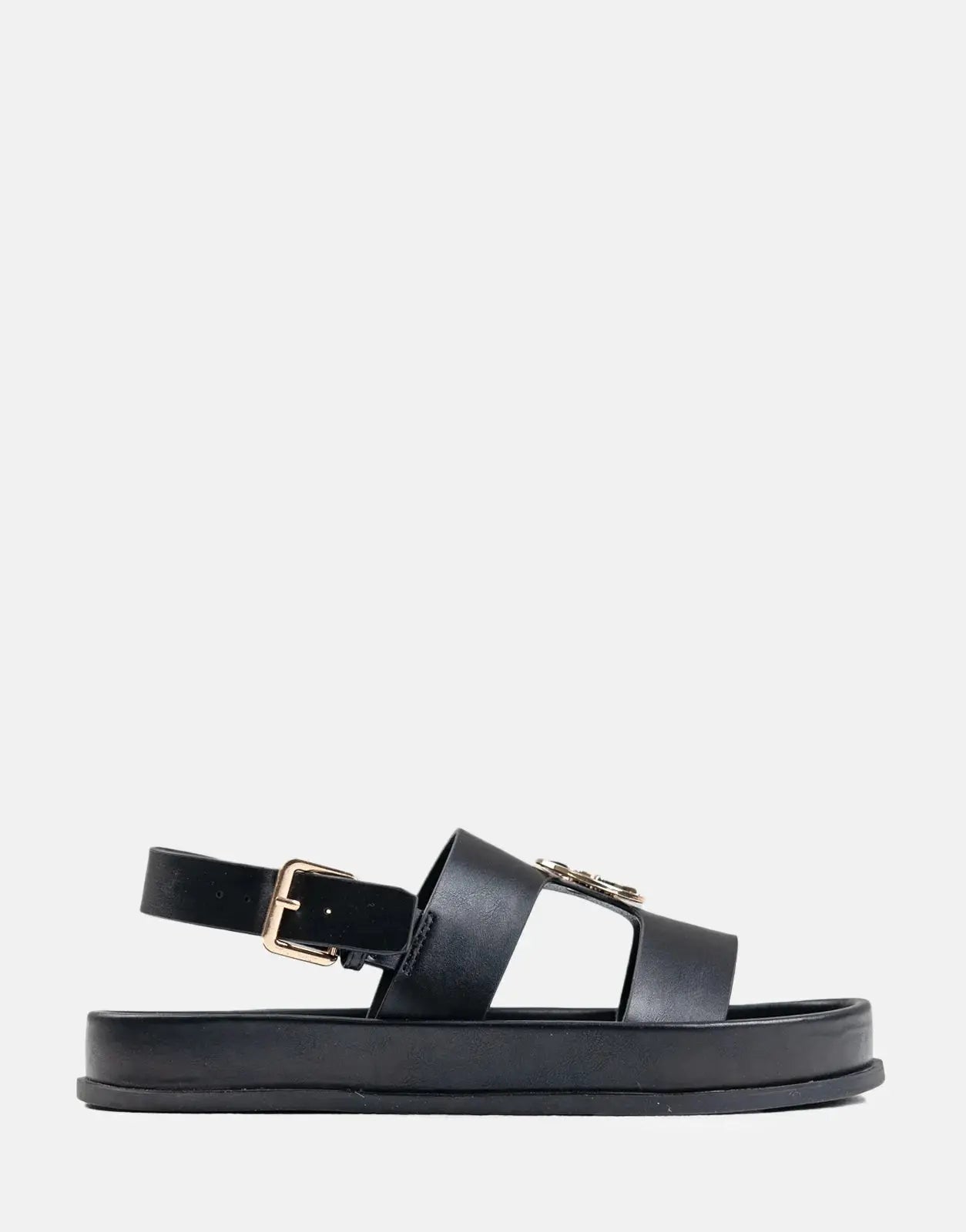 Polo Moulded Unit Trim Sandal Black - Subwear