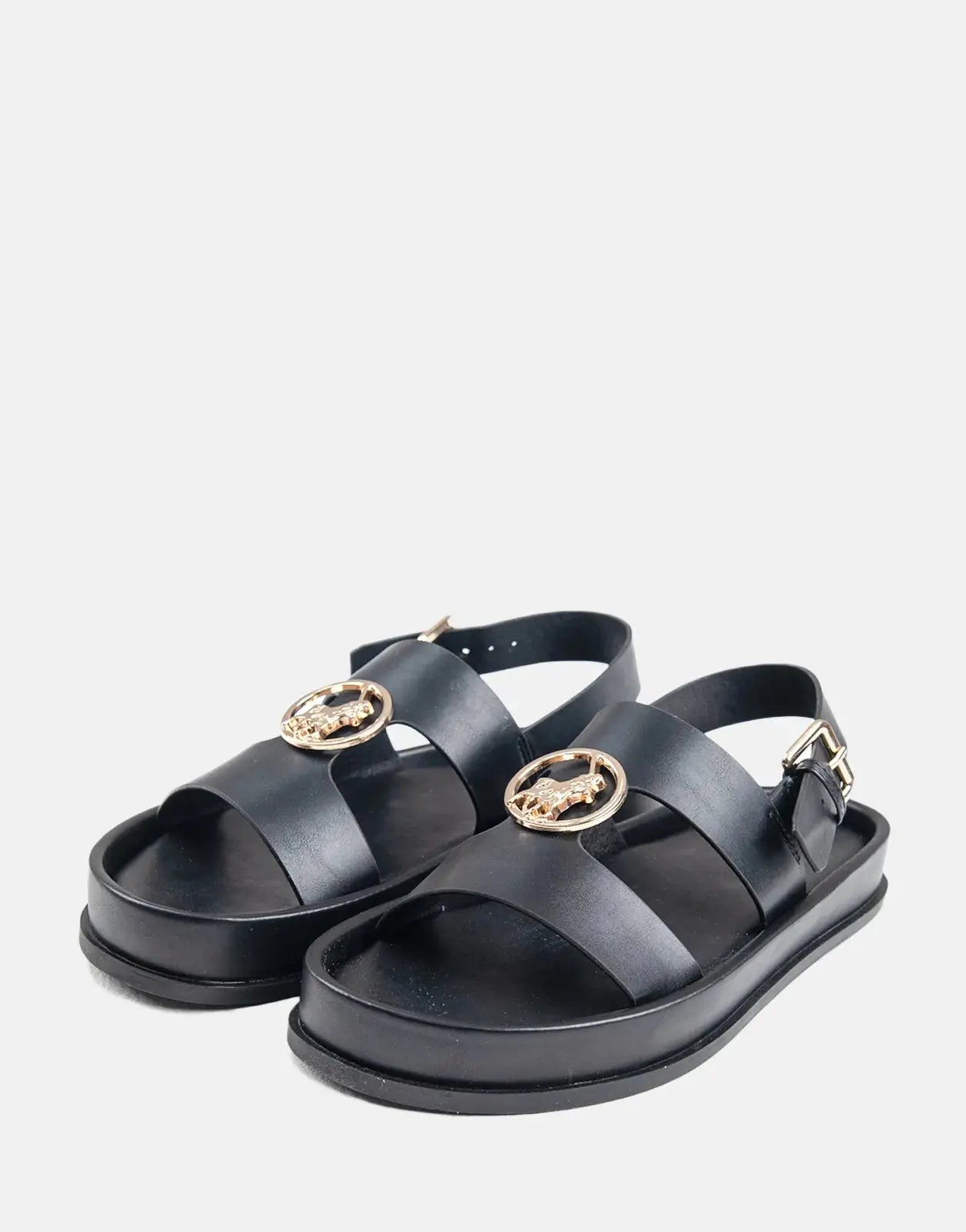 Polo Moulded Unit Trim Sandal Black - Subwear