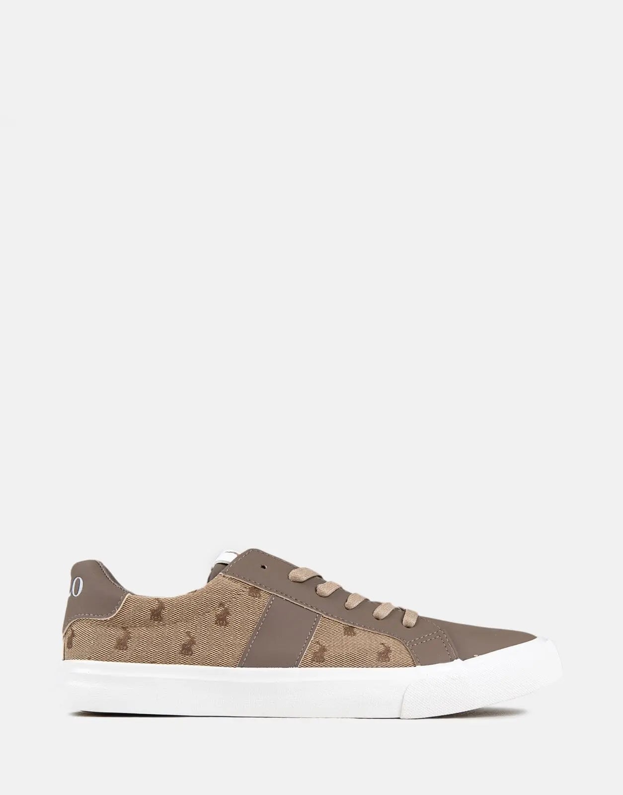 Polo Side Flash Monogram Brown Sneaker - Subwear