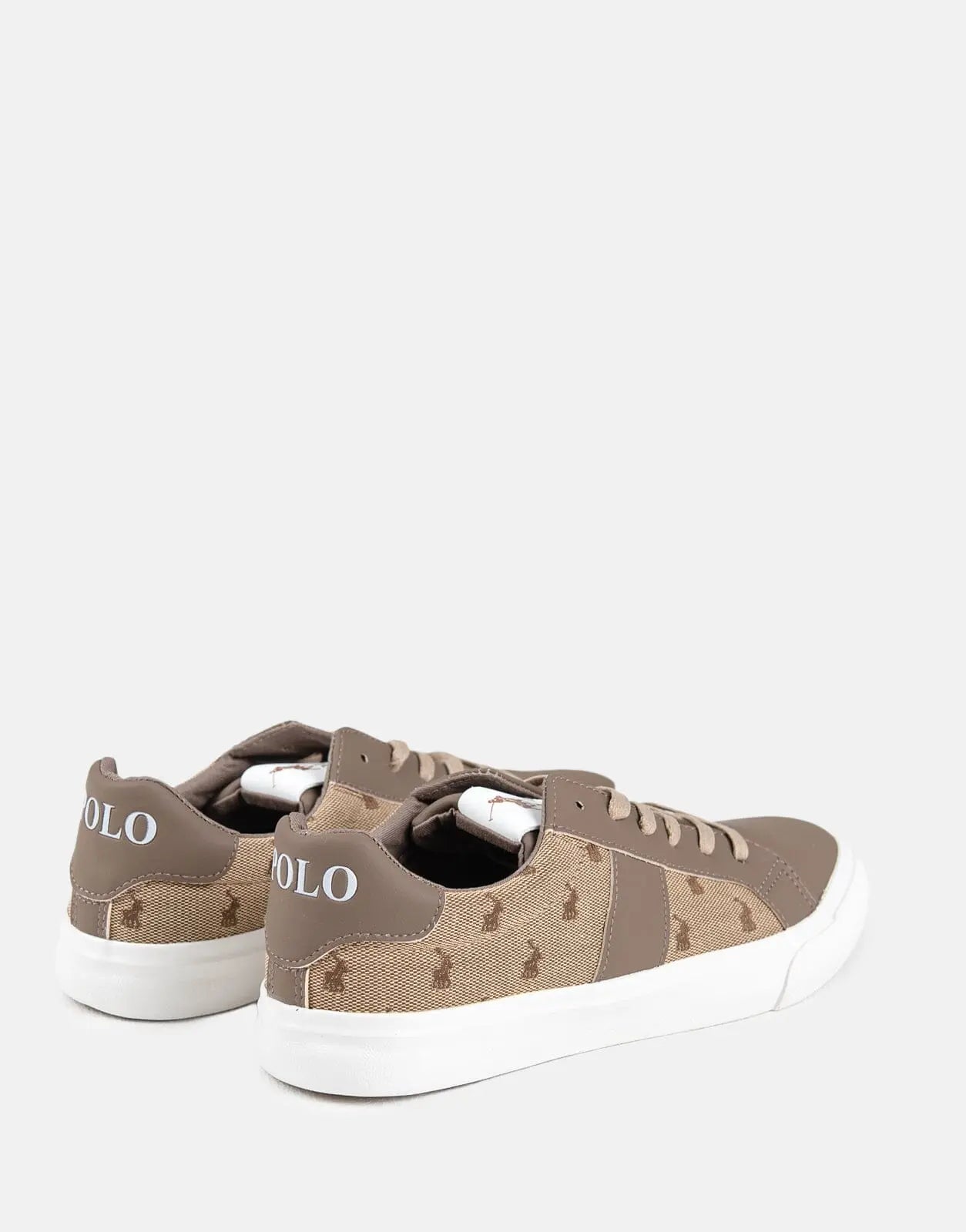 Polo Side Flash Monogram Brown Sneaker - Subwear