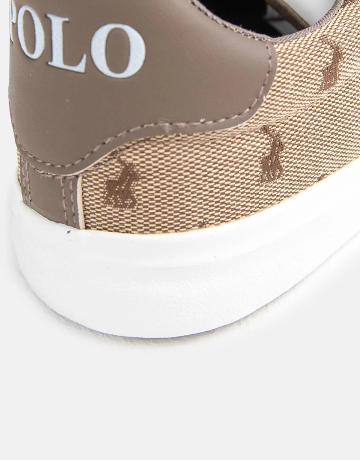 Polo Side Flash Monogram Brown Sneaker - Subwear