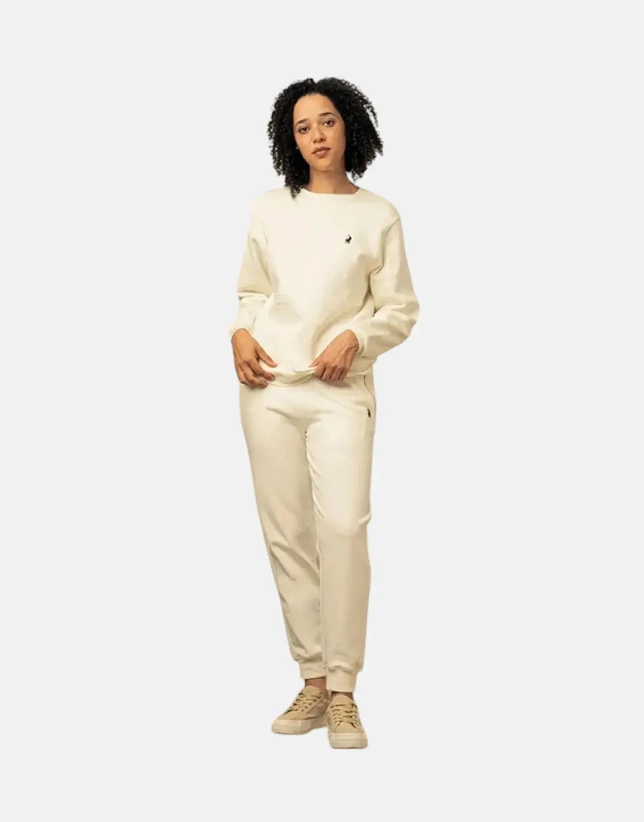 Polo Textured Off-White Sweatshirt - Subwear