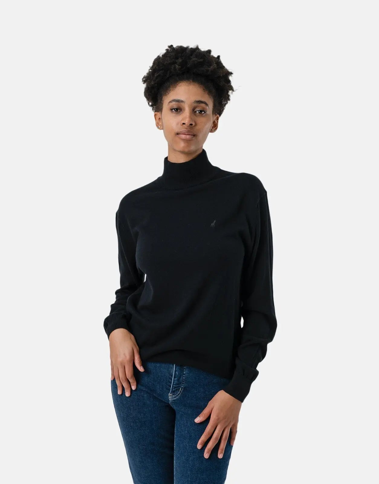 Polo Turtleneck Knitwear Black - Subwear