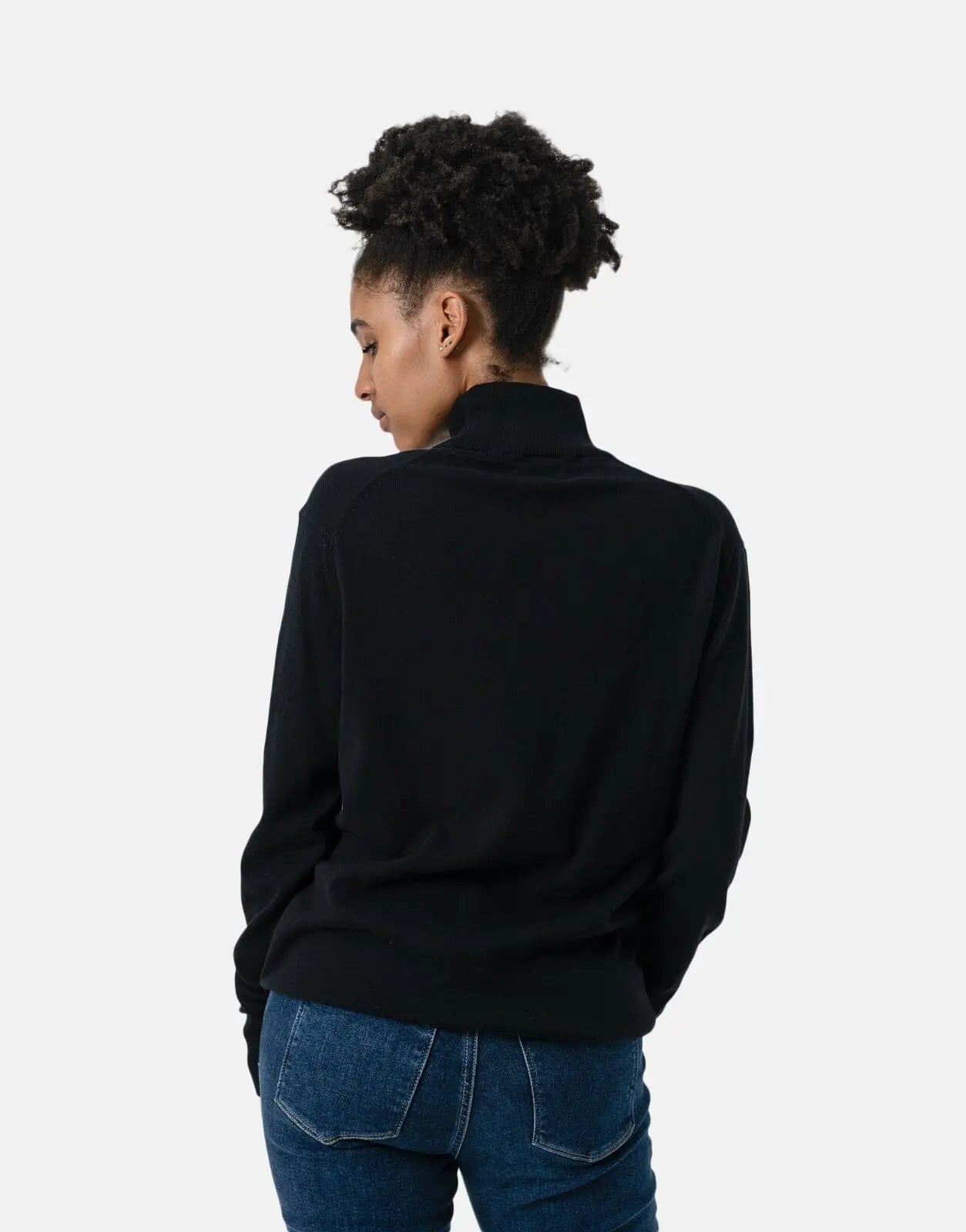 Polo Turtleneck Knitwear Black - Subwear