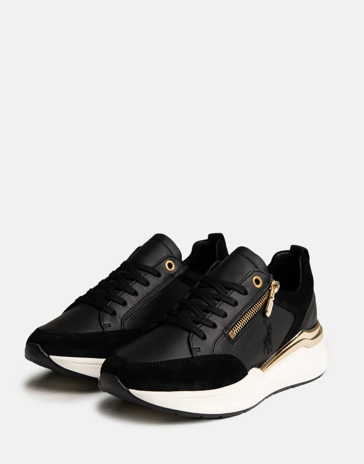 Polo Zip Black Sneakers - Subwear