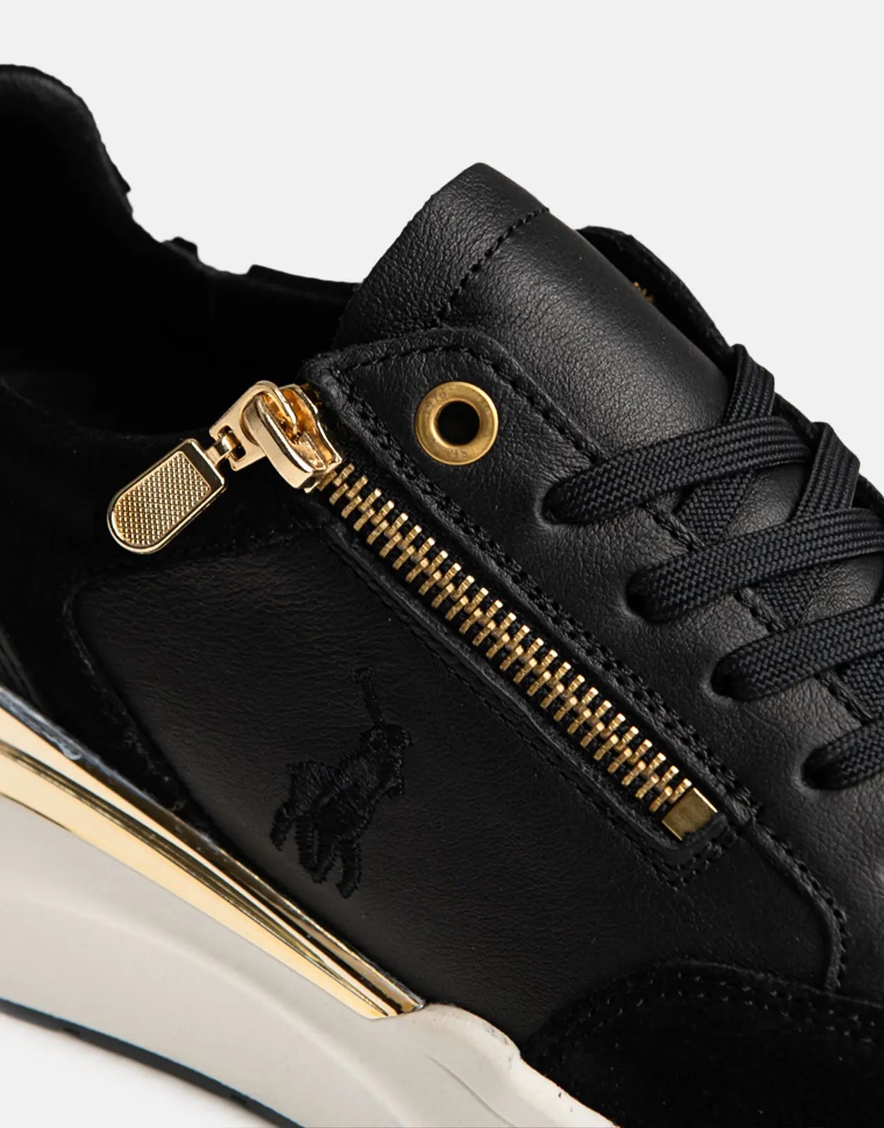 Polo Zip Black Sneakers - Subwear