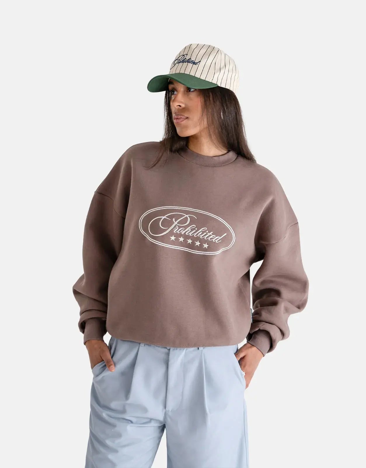 Prohibited Five Star Grey Crew Neck - Subwear