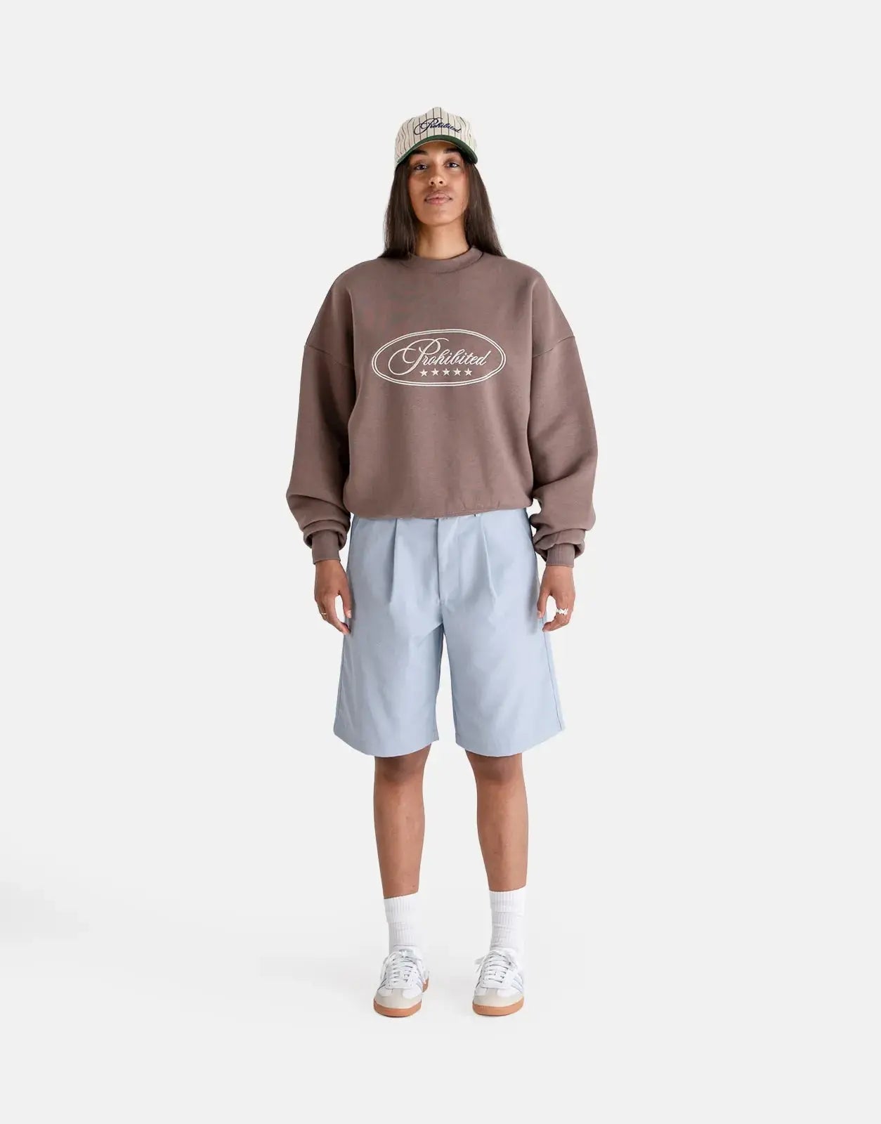Prohibited Five Star Grey Crew Neck - Subwear
