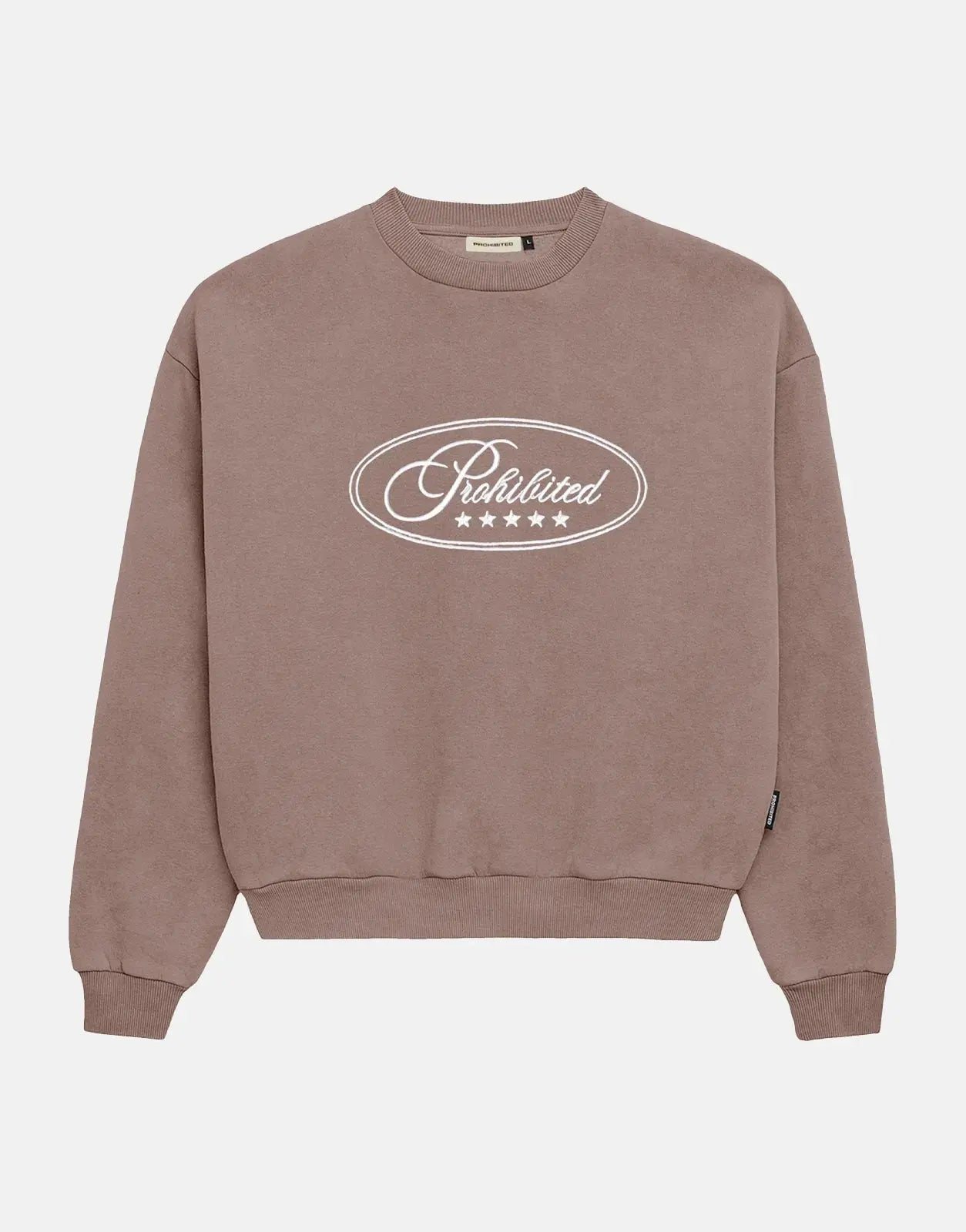 Prohibited Five Star Grey Crew Neck - Subwear