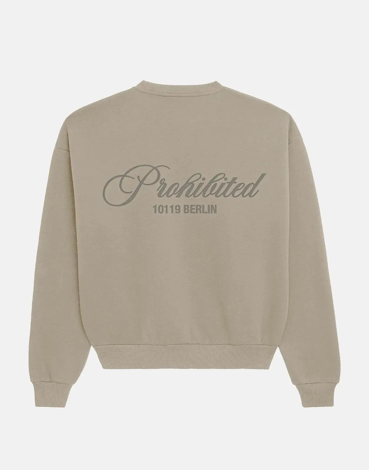 Prohibited Hometown Dust Grey Crew Neck - Subwear