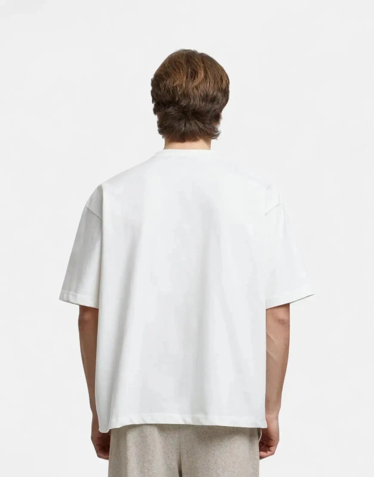Prohibited Oversized Off-White T-Shirt - Subwear