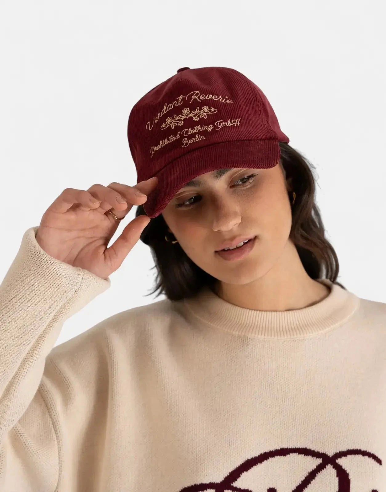 Prohibited Verdant Reverie Bordeaux Cap - Subwear
