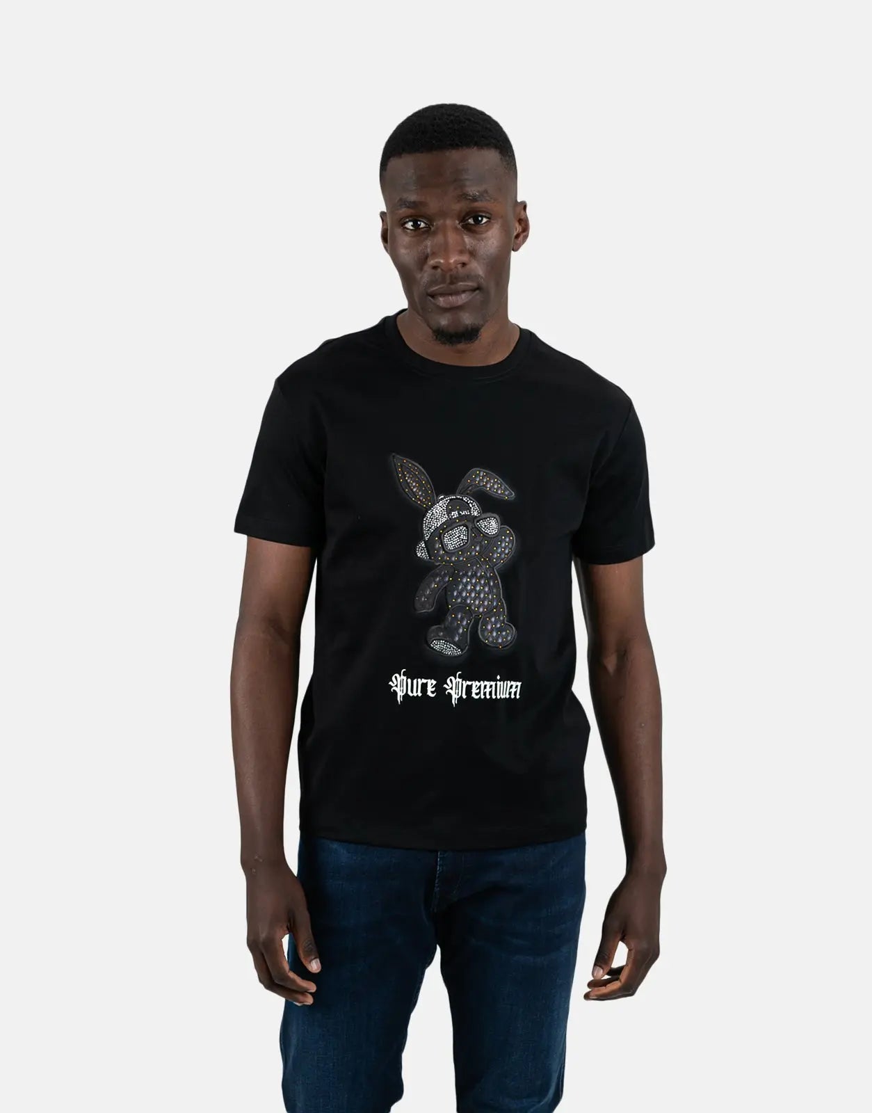 Maglietta uomo Picto Rabbit ricamata | Monsieur TSHIRT
