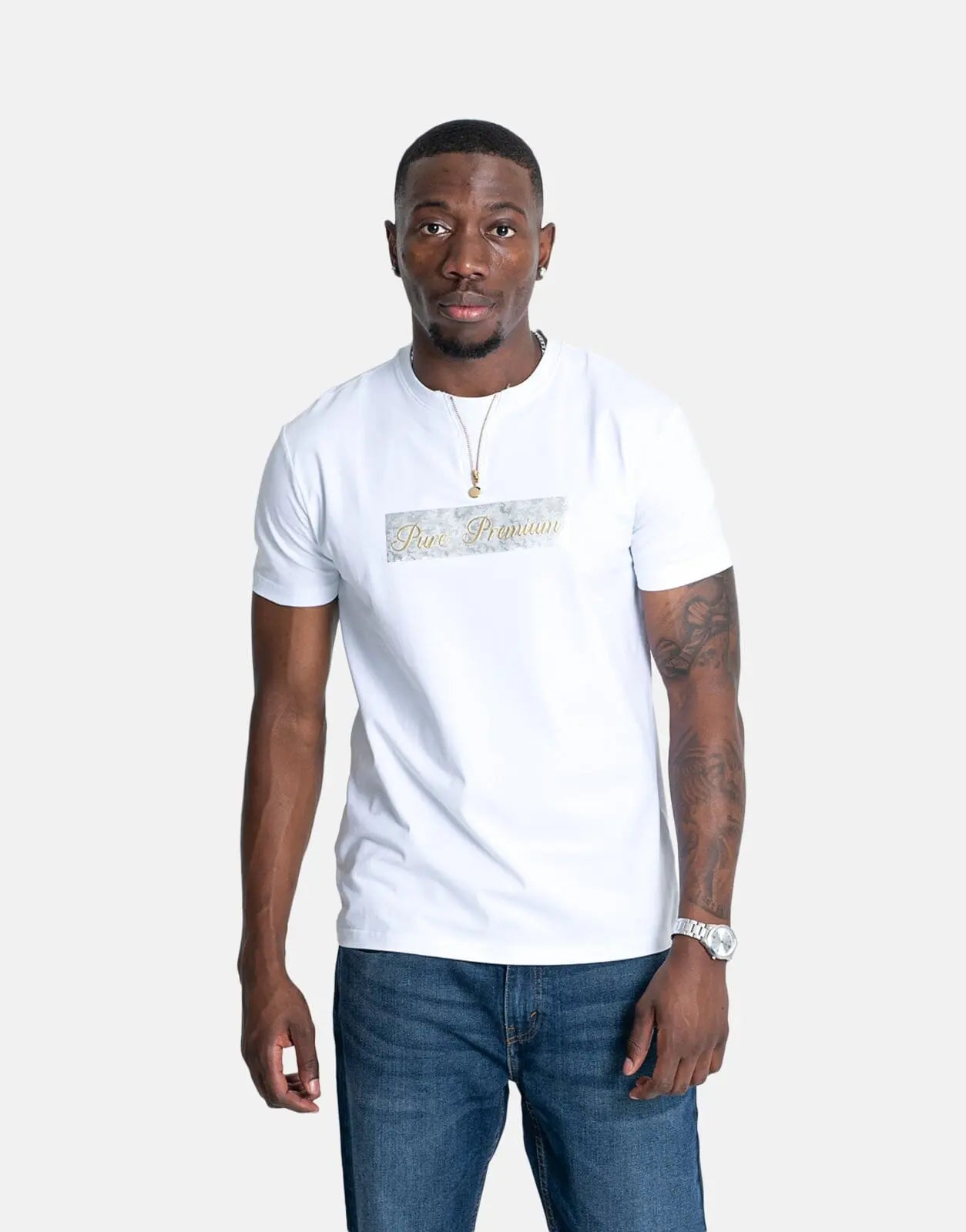 Pure Premium Galaxy White T-Shirt - Subwear
