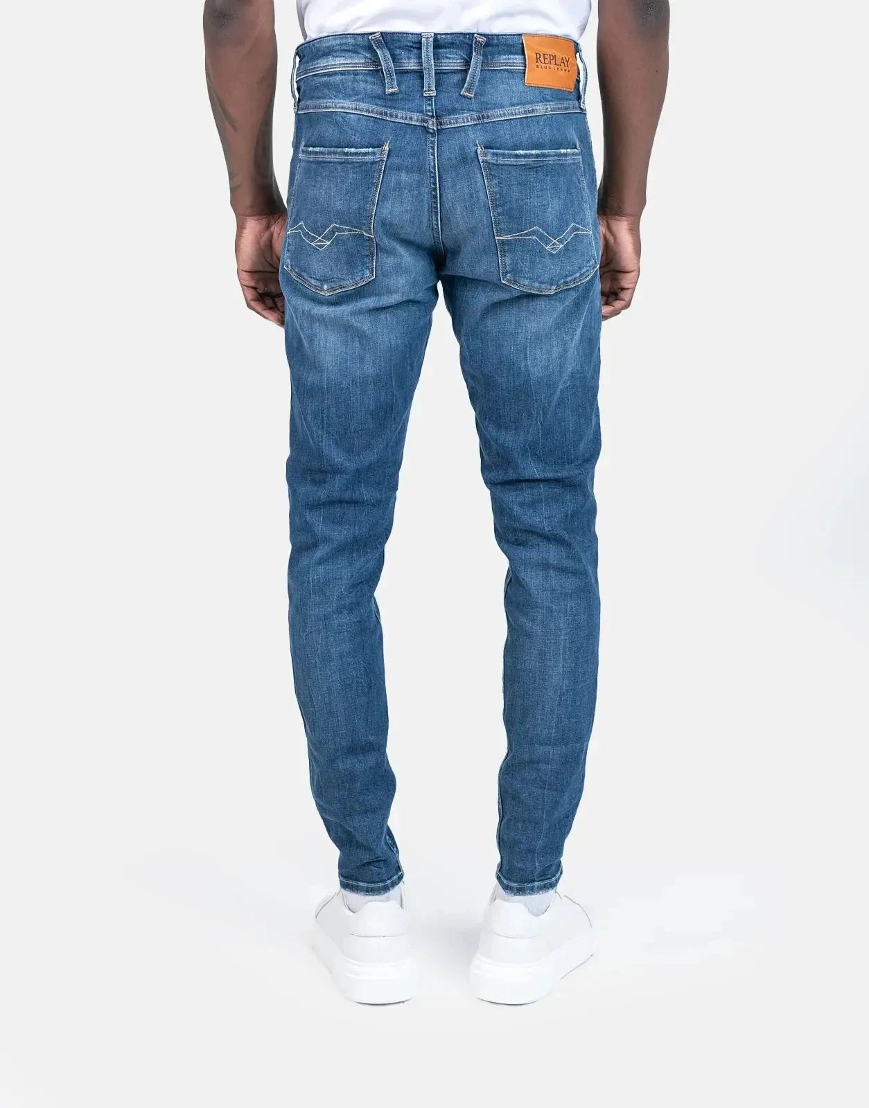 Replay 573 Eco Plus Mid Blue Jeans - Subwear