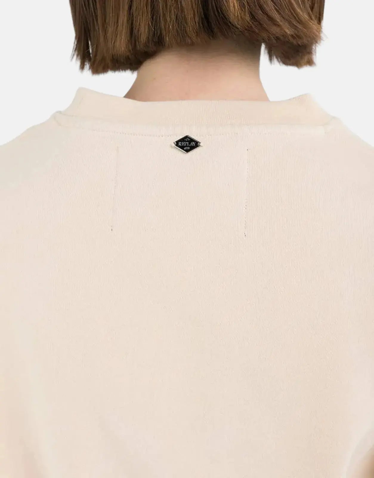 Replay Attitude Light Sand Oversized T-Shirt - Subwear