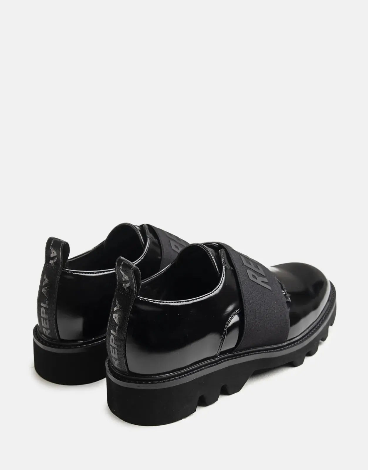 Replay Canver Brush Black Shoes - Subwear
