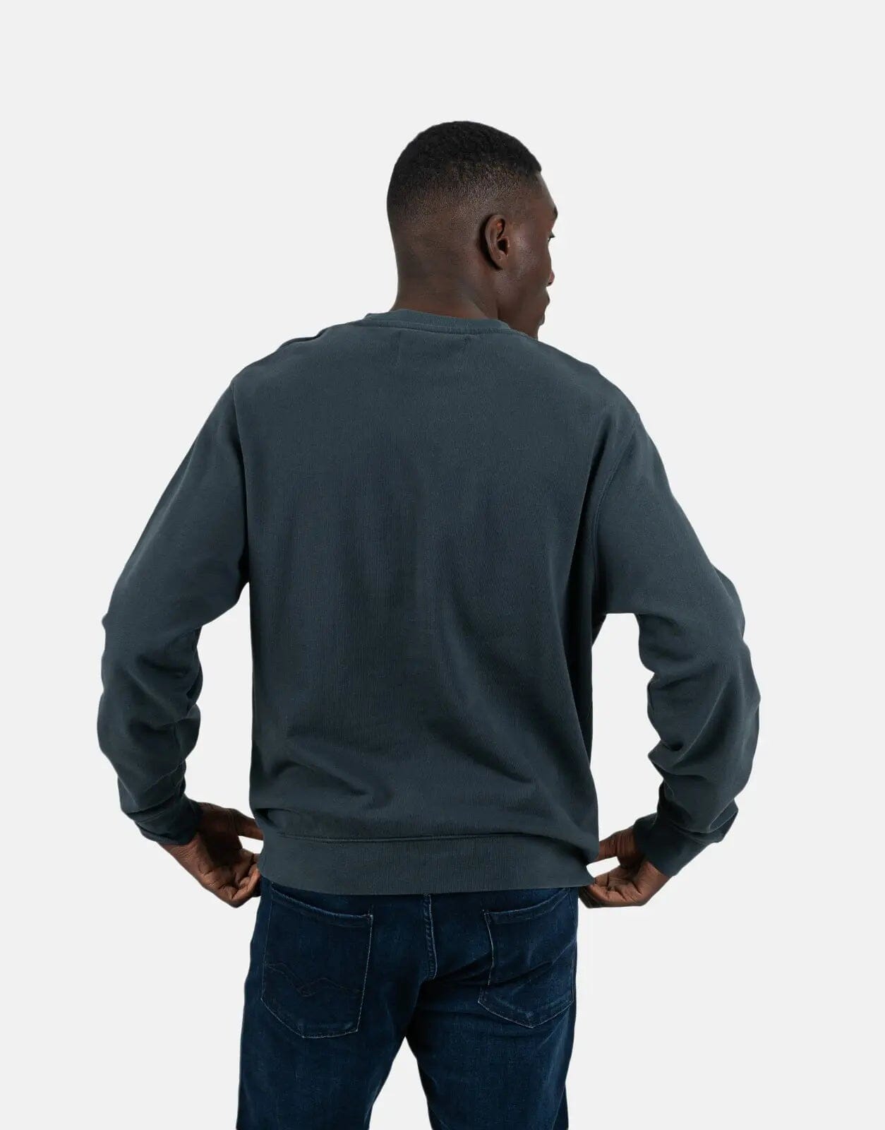 Replay Centre Logo Sweatshirt Grey - Subwear