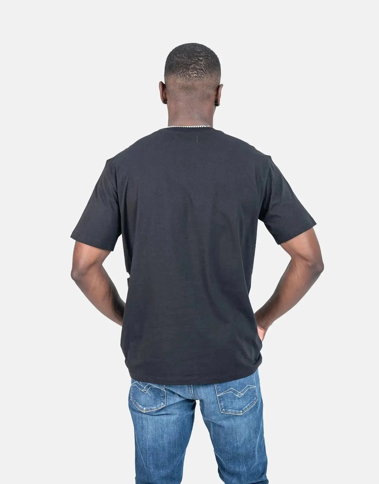 Replay Classic Large Font T-Shirt Black - Subwear