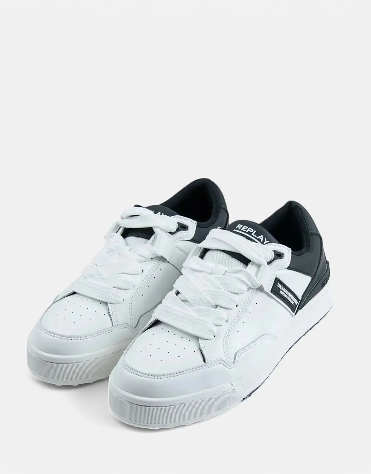 Replay Cross Type L White/Black Sneakers - Subwear