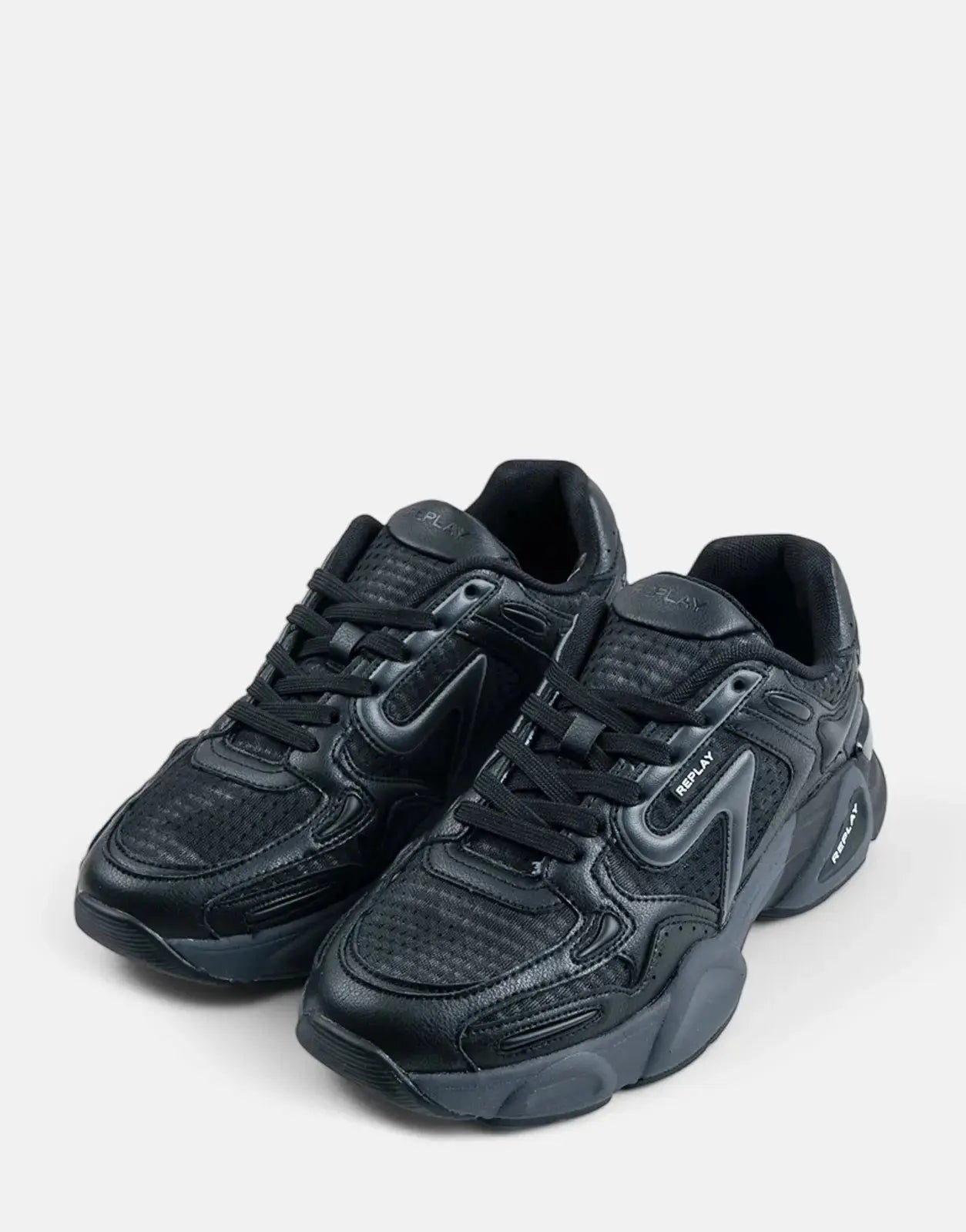 Replay Destiny M Black Sneakers - Subwear