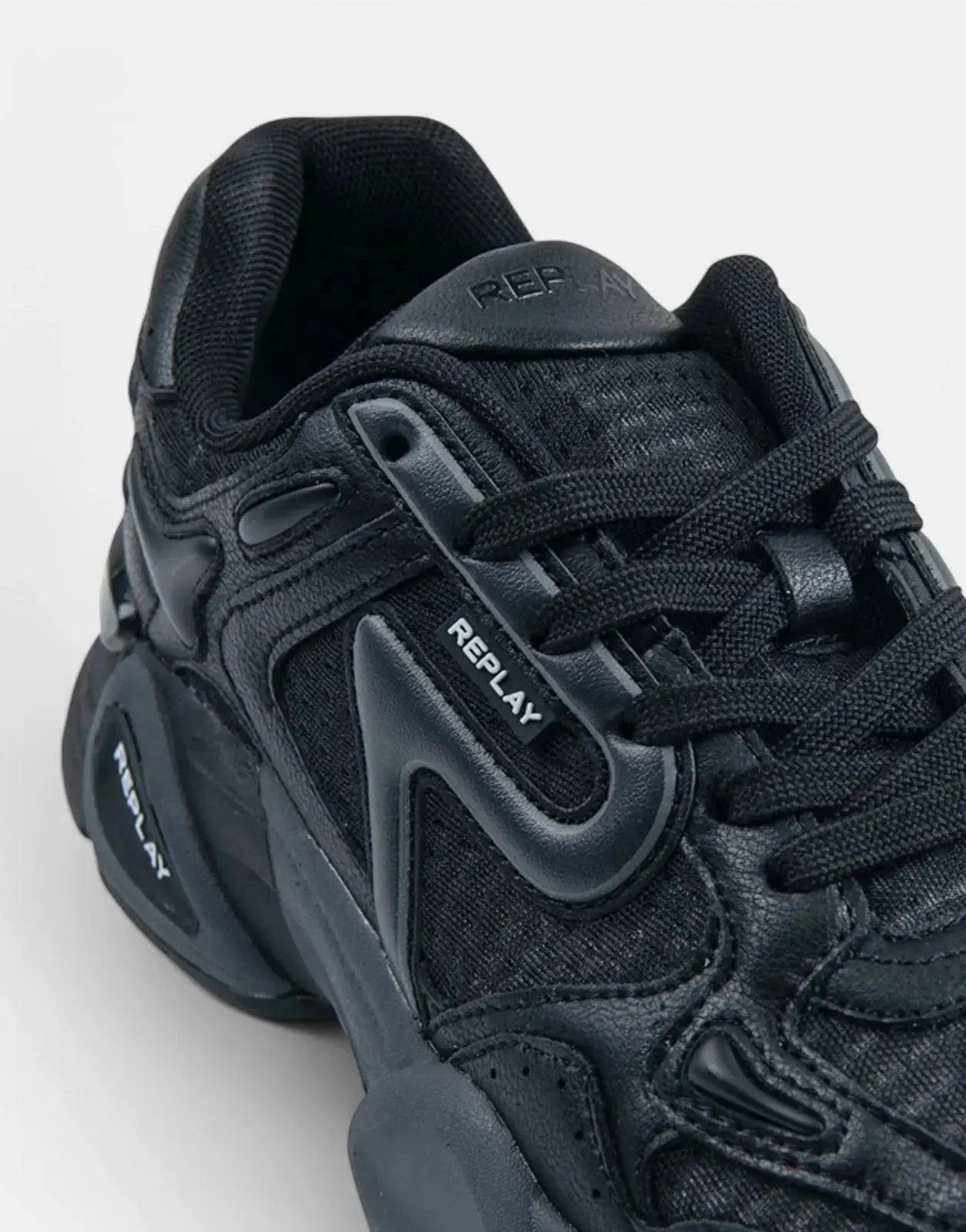 Replay Destiny M Black Sneakers - Subwear