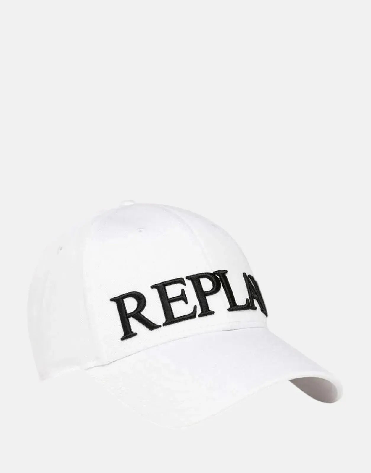 Replay Embroided Large Logo Optical White Cap - Subwear