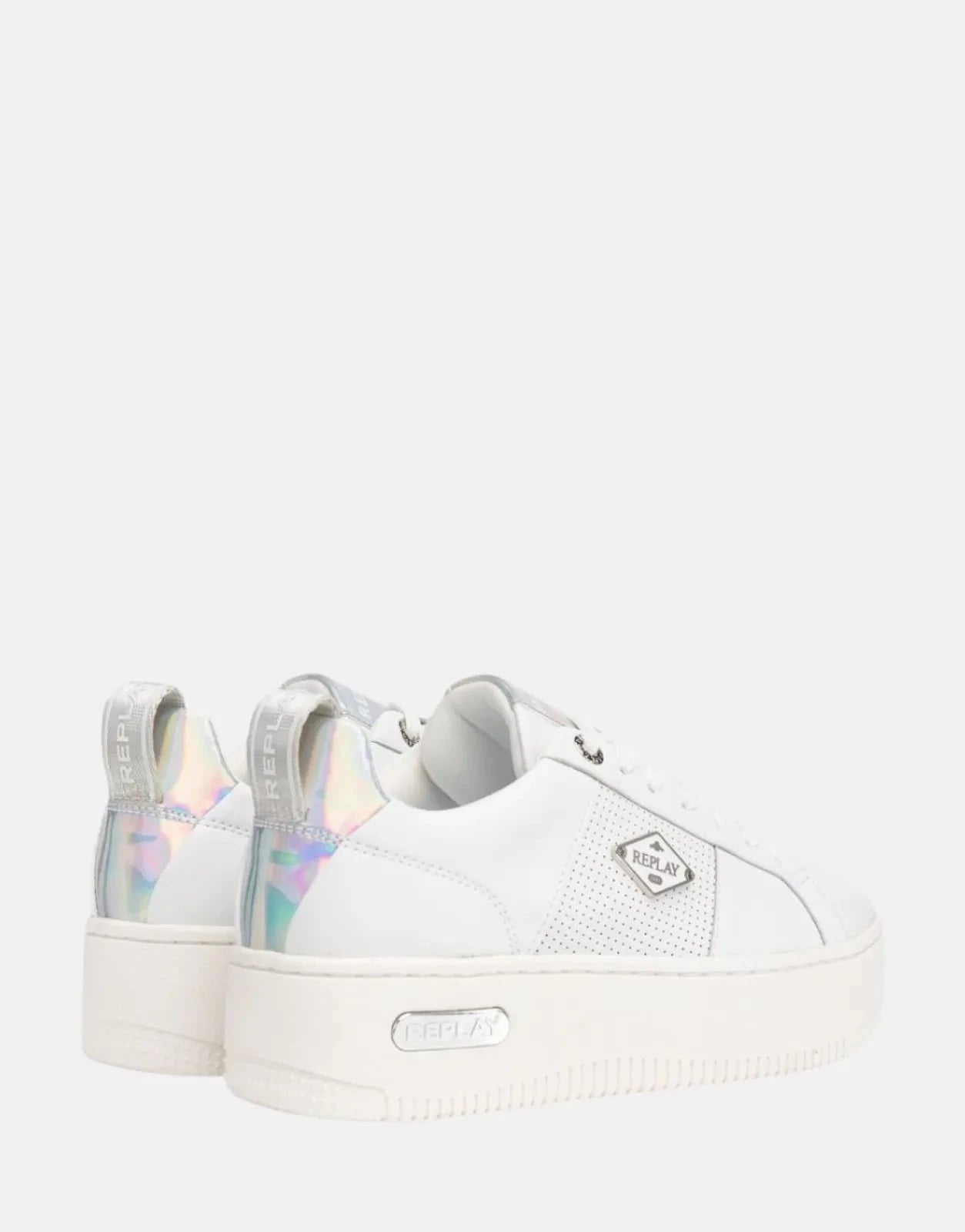 Replay Epic High Total White Sneakers - Subwear