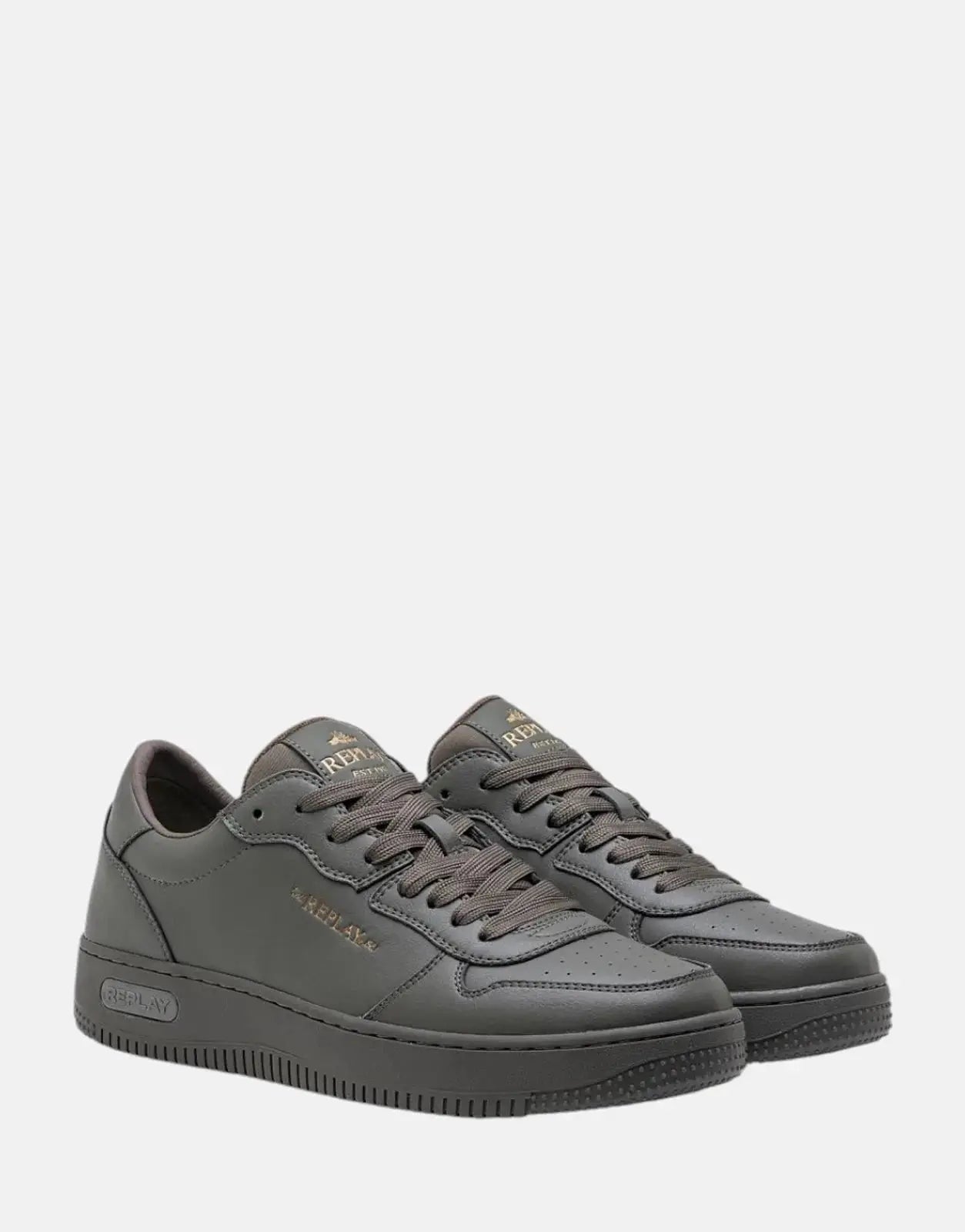Replay Epic M Base Block Mil Green Sneakers - Subwear