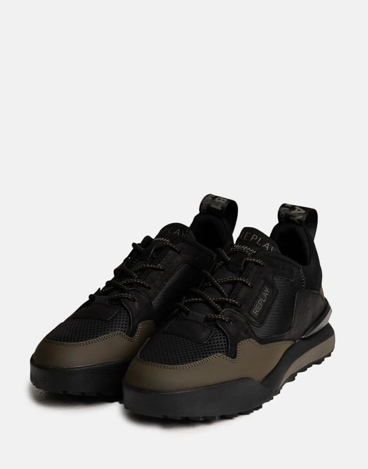 Replay Field 2 Rider Black/Mil Green Sneakers - Subwear