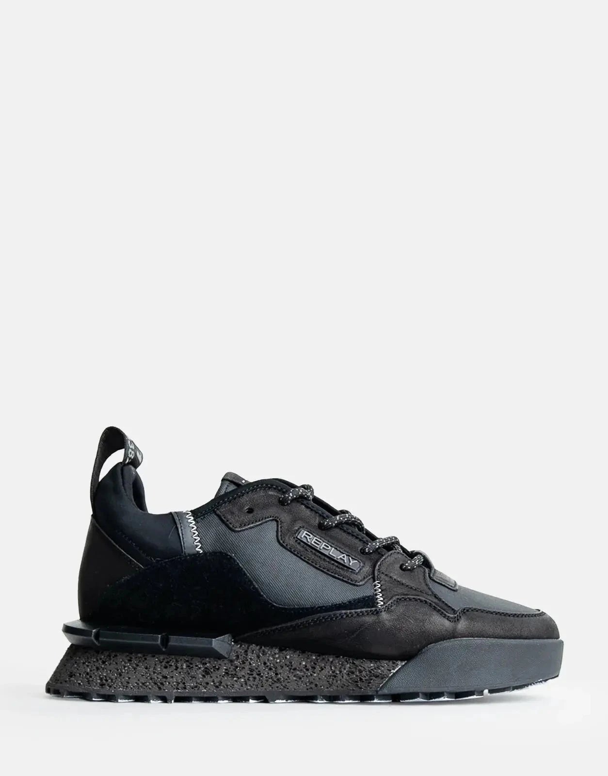 Replay Field Melt Black Sneakers - Subwear