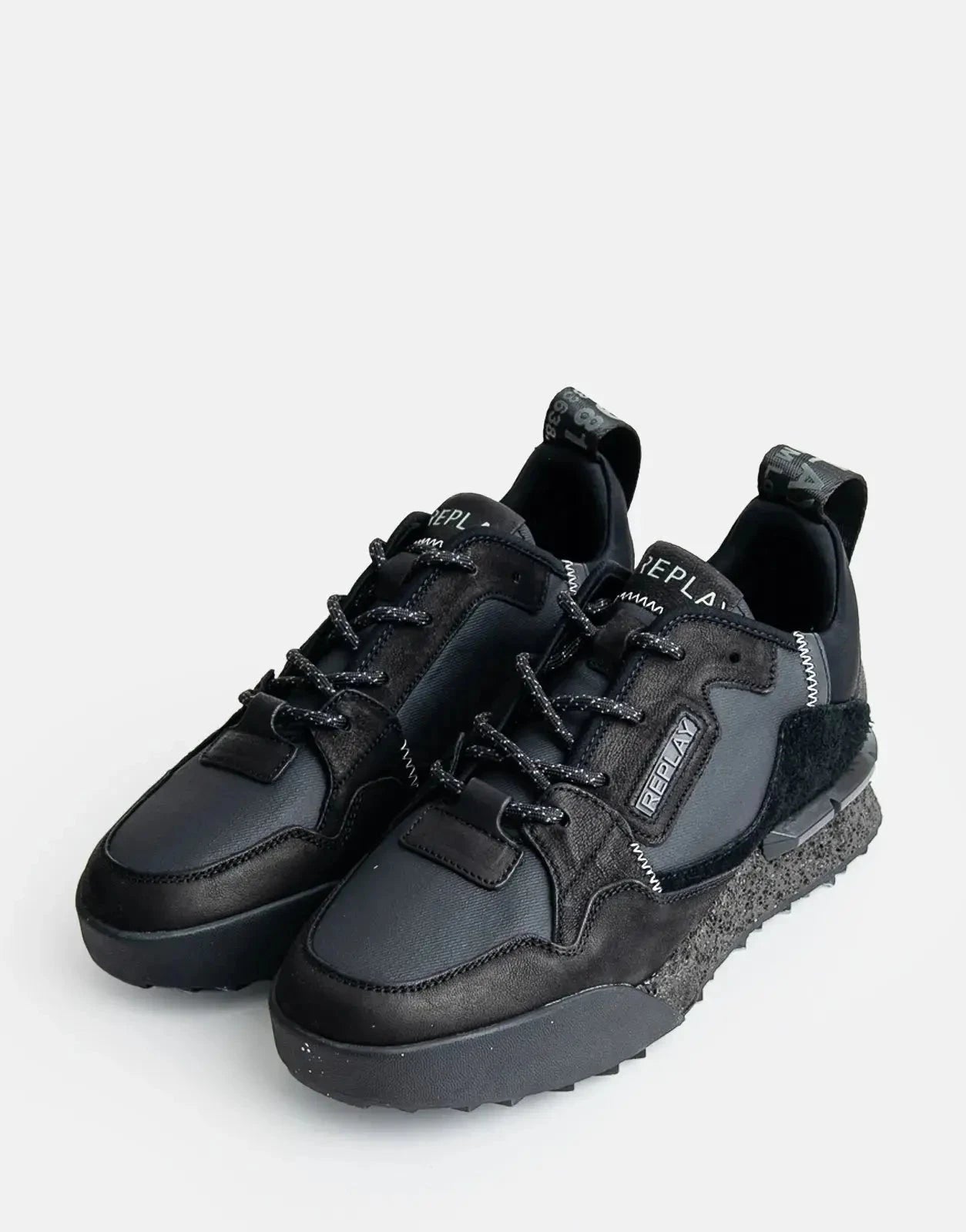 Replay Field Melt Black Sneakers - Subwear