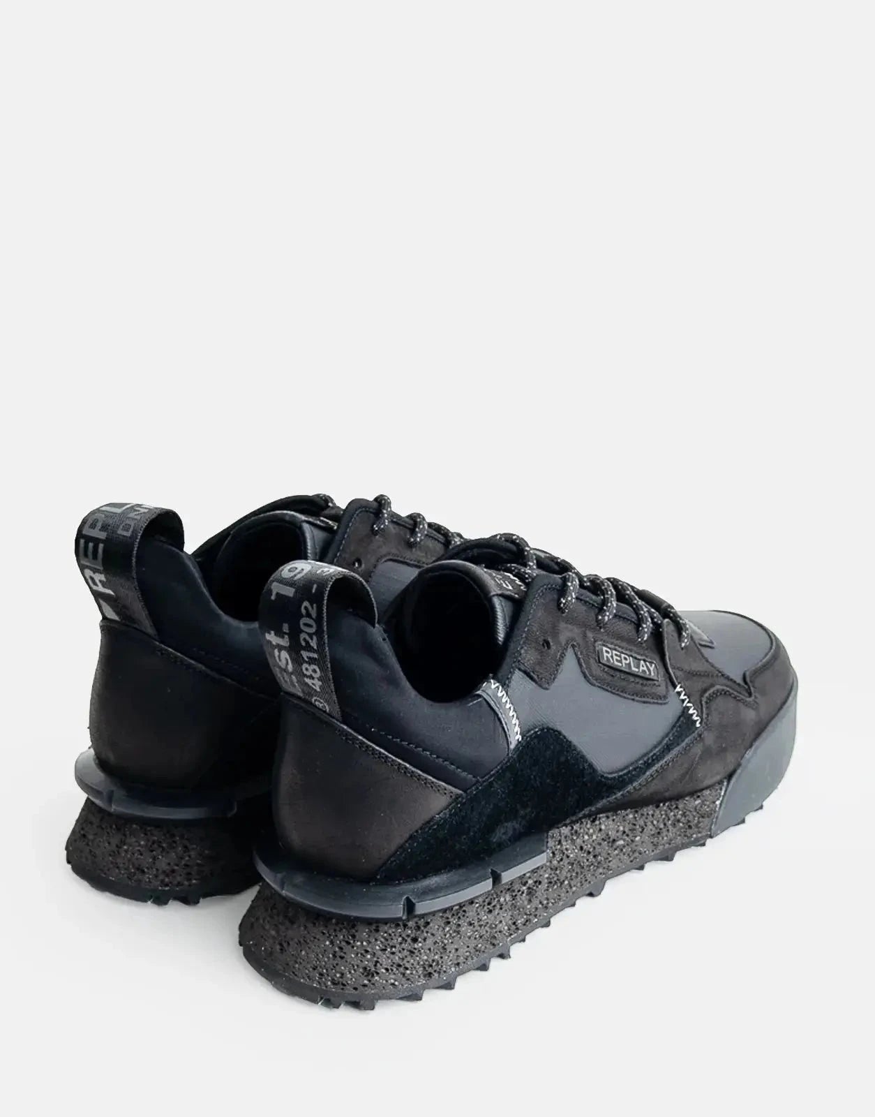 Replay Field Melt Black Sneakers - Subwear
