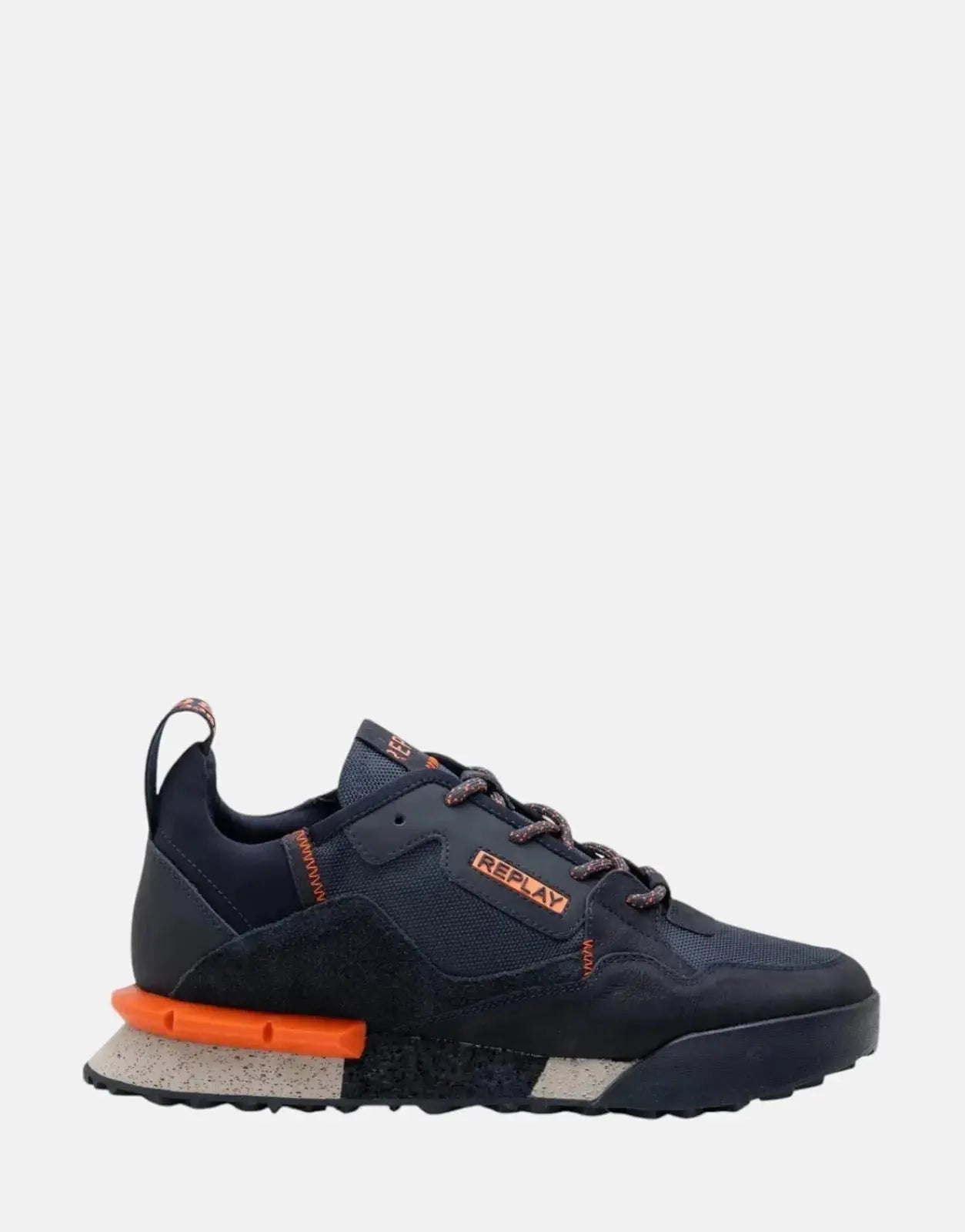 Replay Field Melt Sneaker Navy/Orange - Subwear