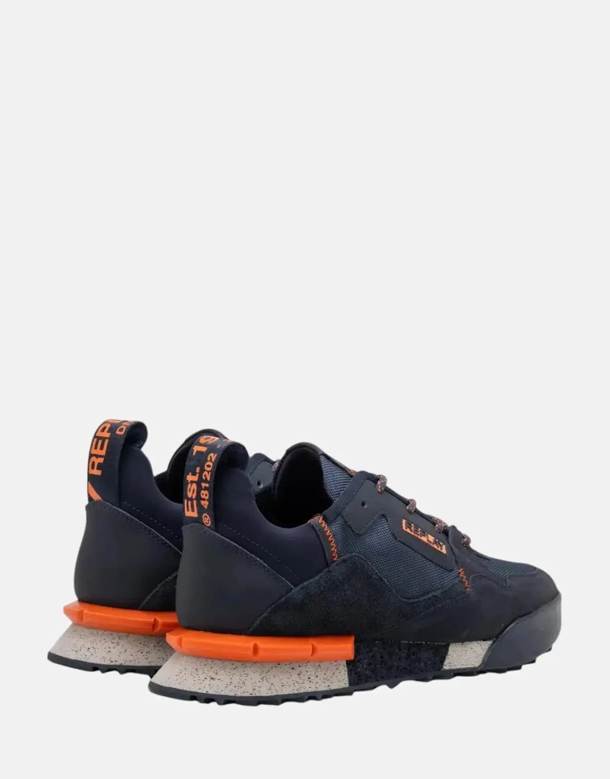 Replay Field Melt Sneaker Navy/Orange - Subwear