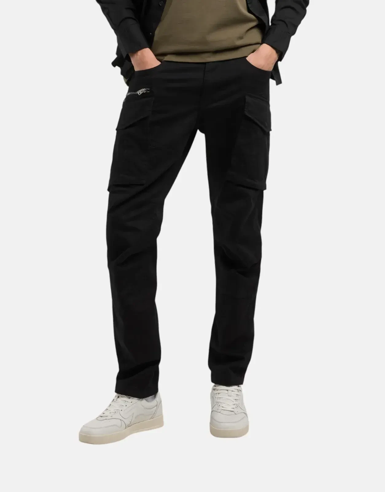 Replay Joe Cargo Black Trouser - Subwear