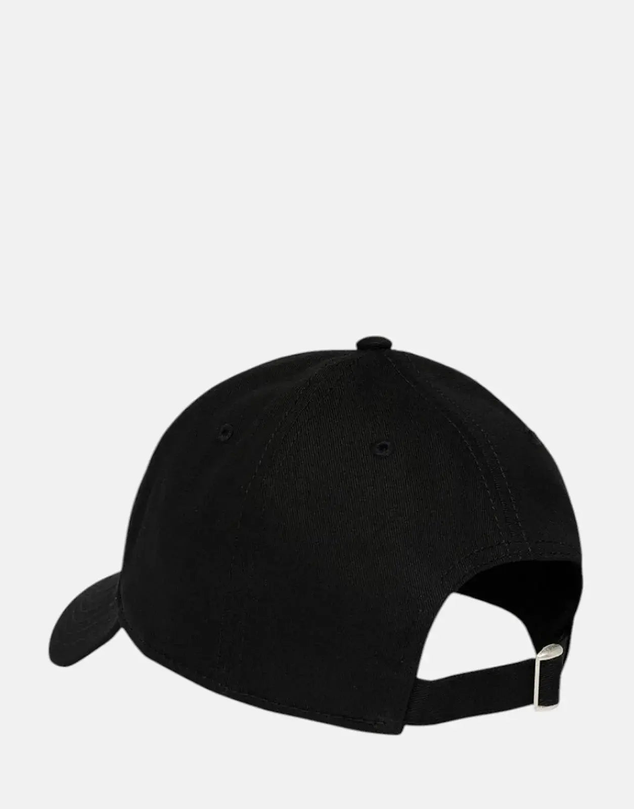 Replay black unisex cap with large white embroidered logo, front view.
