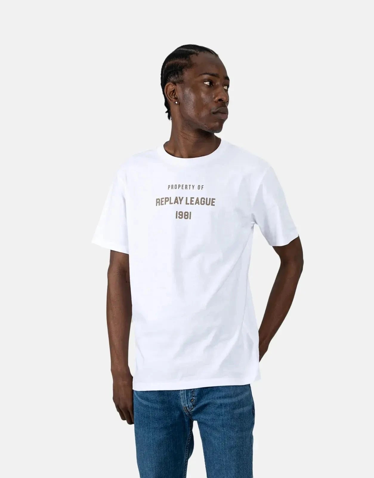 Replay League 1981 White T-Shirt - Subwear