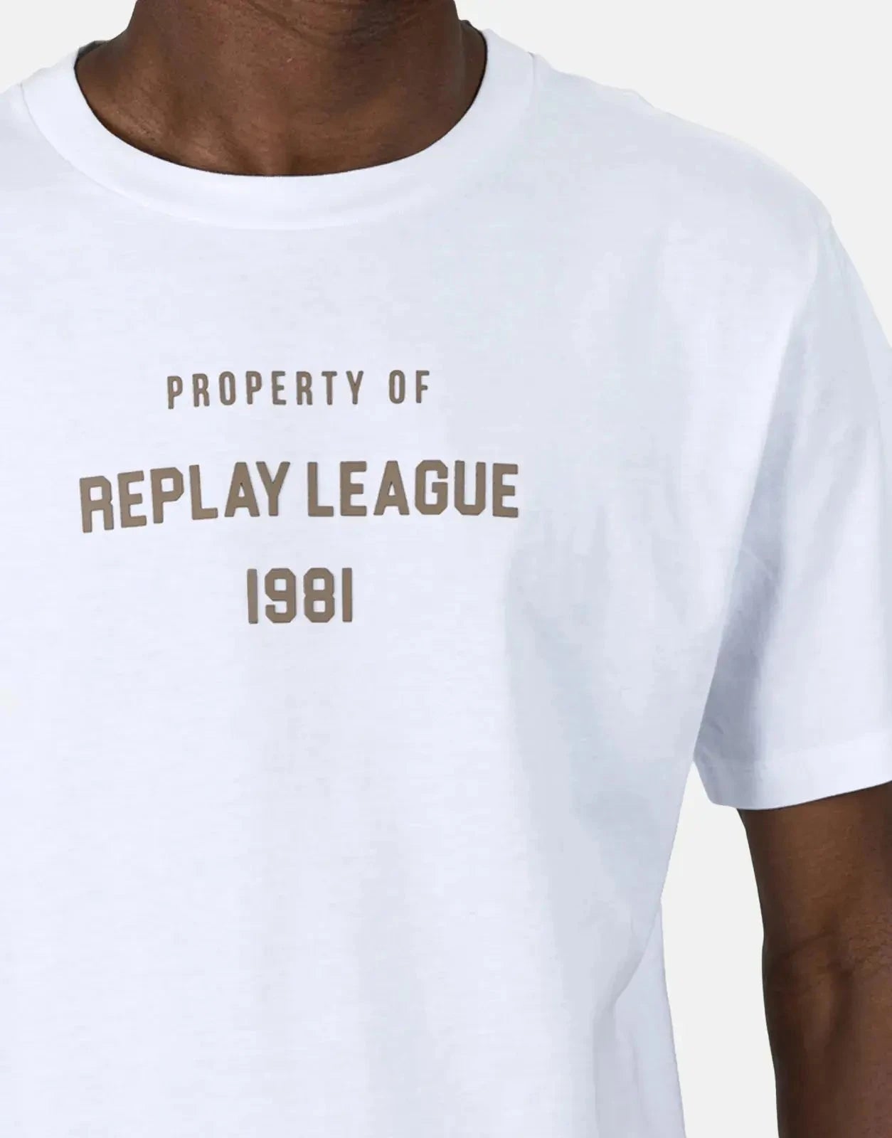 Replay League 1981 White T-Shirt - Subwear