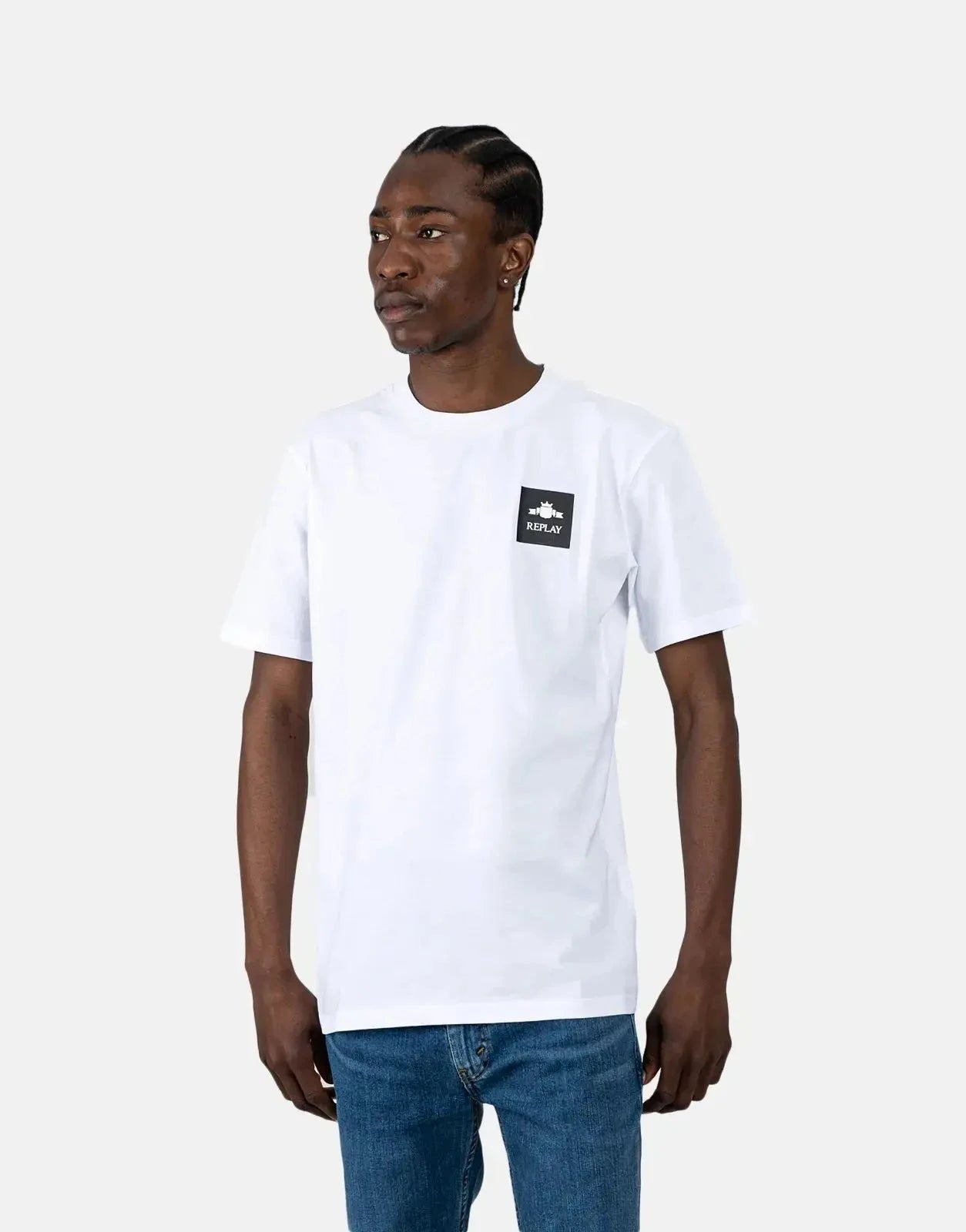 Replay Logo White T-Shirt - Subwear