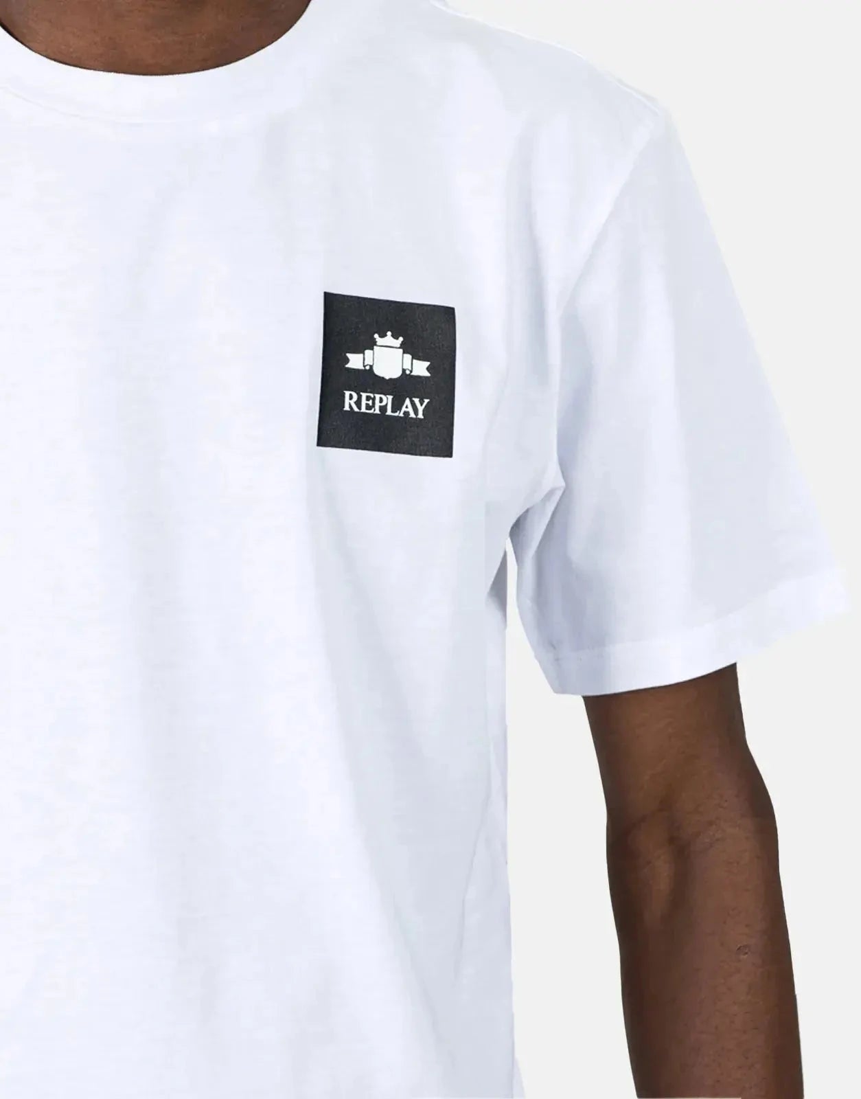 Replay Logo White T-Shirt - Subwear