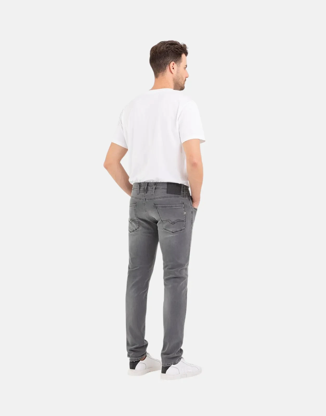 Replay PowerStretch Denim Mid Grey Jeans - Subwear