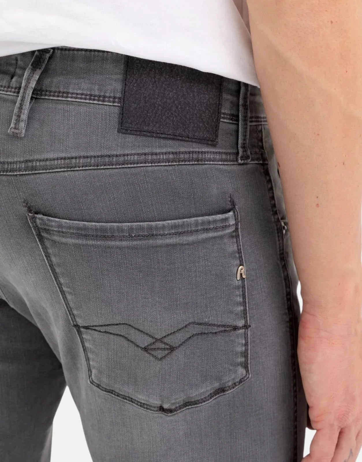 Replay PowerStretch Denim Mid Grey Jeans - Subwear