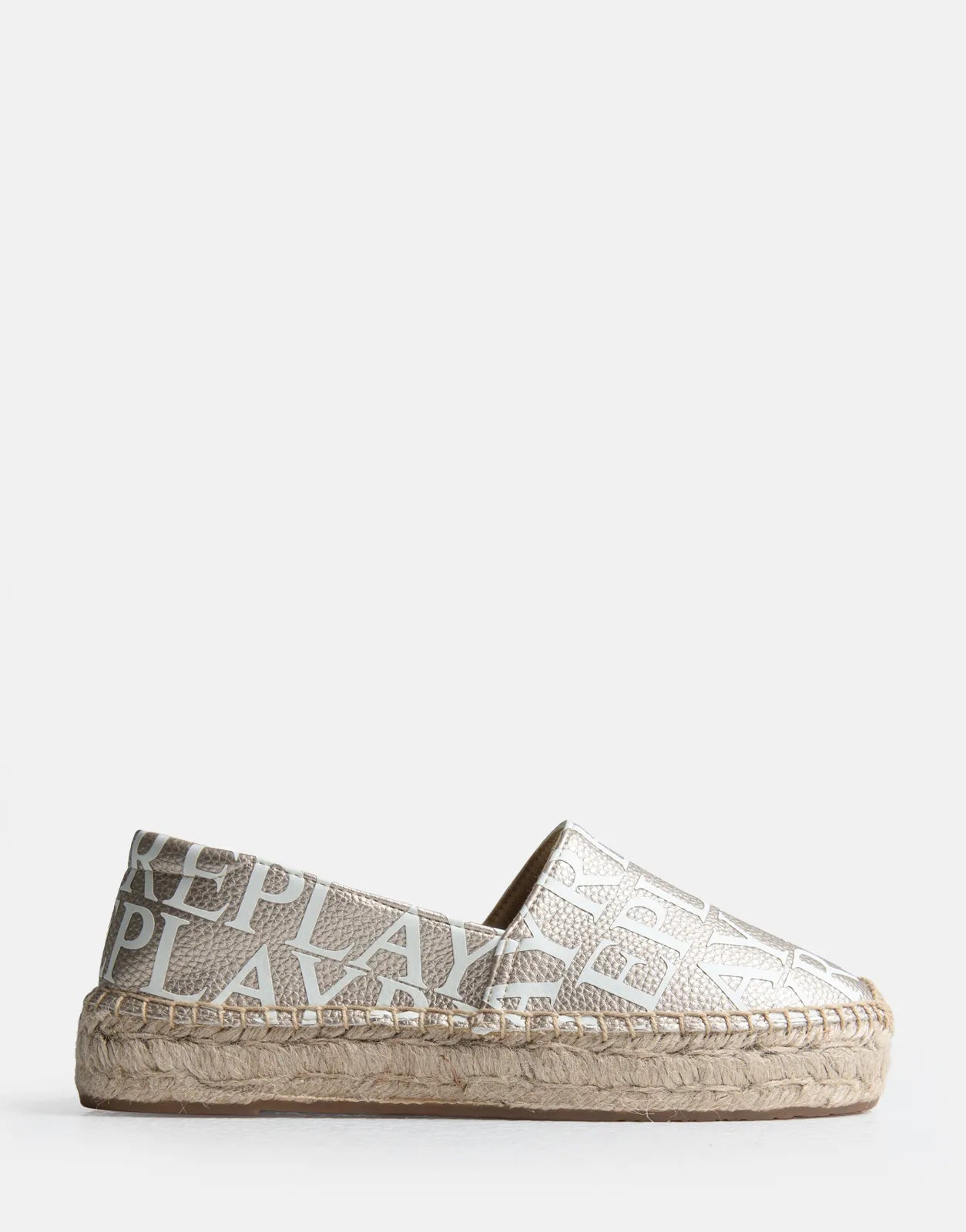 Replay Nash Allover Platinum Espadrille - Subwear