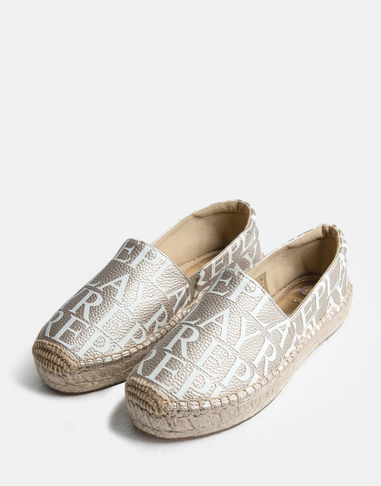 Replay Nash Allover Platinum Espadrille - Subwear