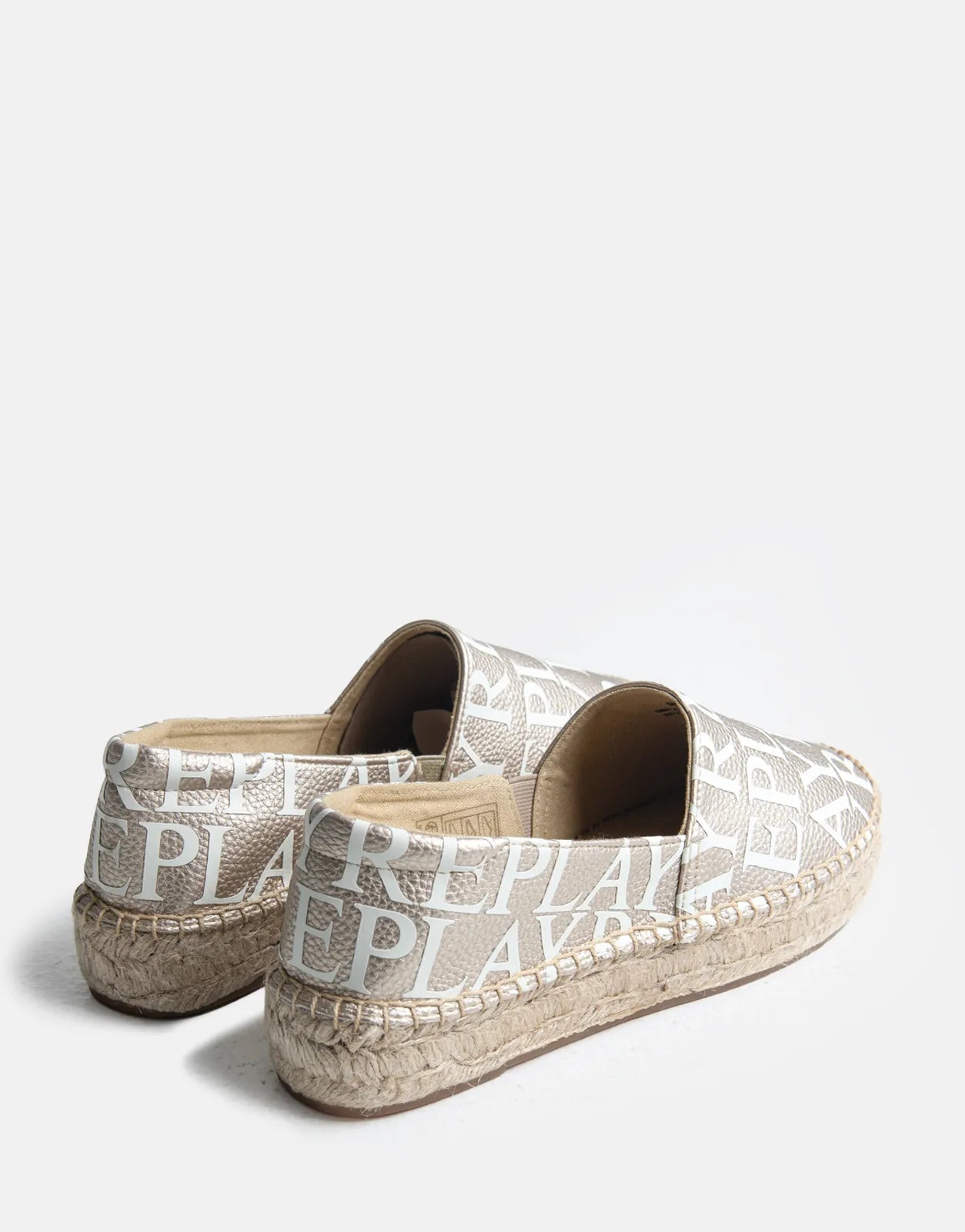 Replay Nash Allover Platinum Espadrille - Subwear