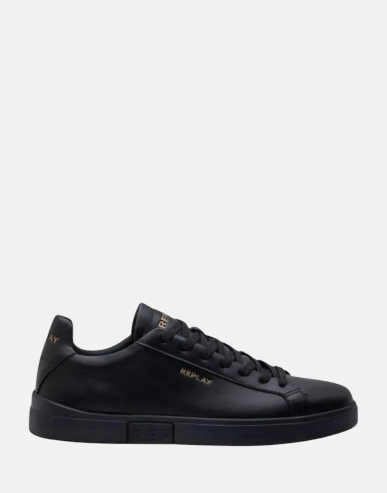Replay Polys Gold Black Sneakers - Subwear