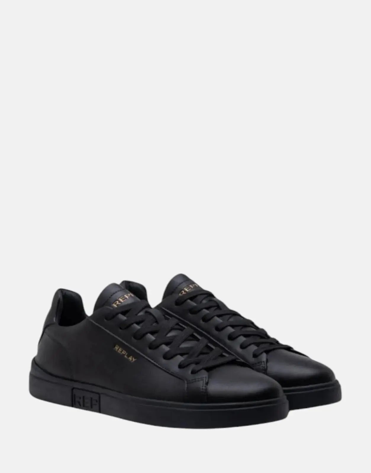 Replay Polys Gold Black Sneakers - Subwear